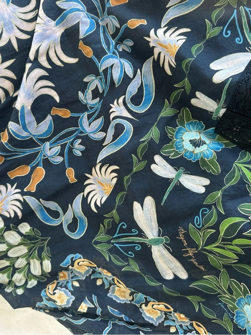 Farm Rio Floral Ruffle Midi Dress - Picture 8 of 10